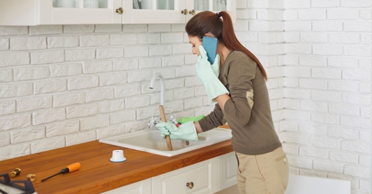 unclogging drain